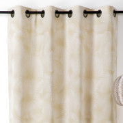Rideau à œillets Soleil beige sable - 140x260cm - Linder - 221-25-10202-375