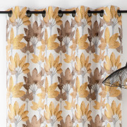 Rideau à œillets Osiris jaune ambre - 145x240cm - Linder - 1938-30-375