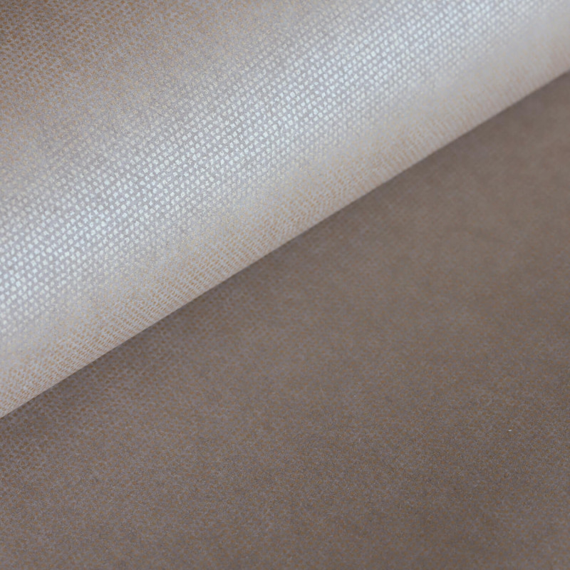 Papier peint Uni marron châtaigne - Canevas - Casadeco - CNVS82072428