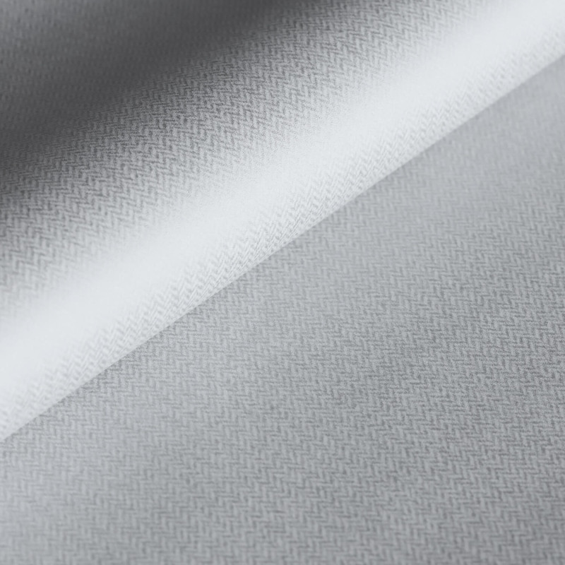 Papier peint vinyle sur intissé Uni métallisé gris argent - Chevron - Caselio - CVR102239190
