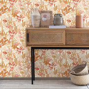 Papier peint Can You Sea Me corail beige  - SEA YOU SOON - Caselio - SYO102753279