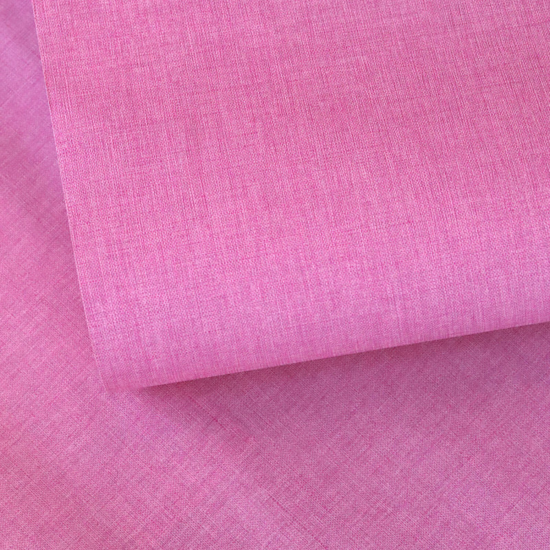 Papier peint Linen Uni rose foncé - LINEN - Caselio - INN68524112