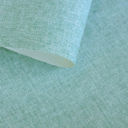 Papier peint Linen Uni vert émeraude chiné - MOOVE - Caselio - MVE68527707