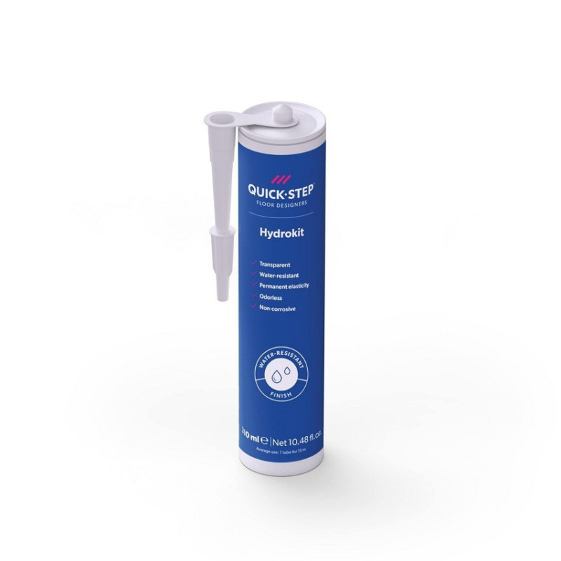 Joint étanchéité transparent pour plinthe et sol stratifié - 310ml - HydroKit - QSKITTRANSP - Quick Step