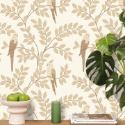 Papier peint vinyle sur intissé Equateur beige - Bornéo - Caselio - BORN106521000