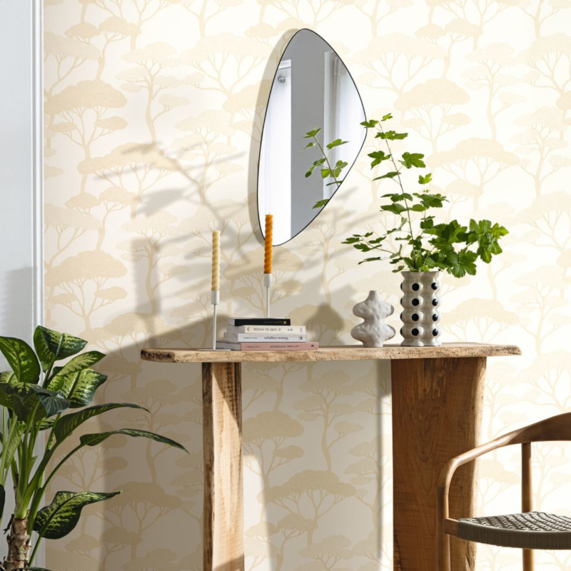 Papier peint intissé Sweet blanc irisé - Light - Caselio - LIG106620000