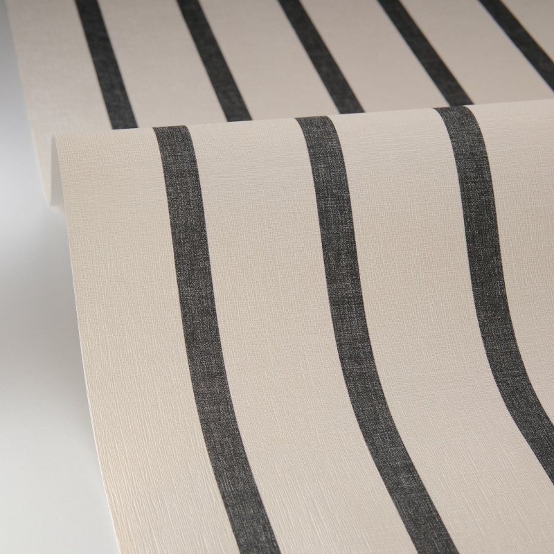 Papier peint vinyle sur intissé Katy noir - Twist - Caselio - TST106499012