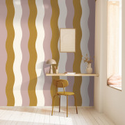 Papier peint vinyle sur intissé Sandy violet vert - Twist - Caselio - TST106475076