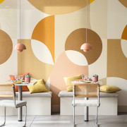 Panoramique intissé Molly orange beige - 200X280cm - Twist - Caselio - TST106452003