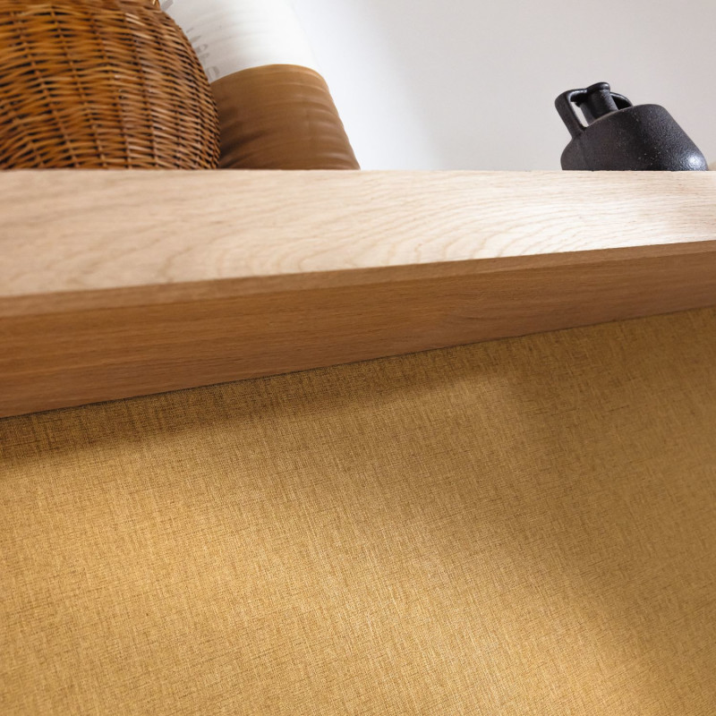 Papier peint vinyle sur intissé Uni mat ambre - Twist - Caselio - TST103222200