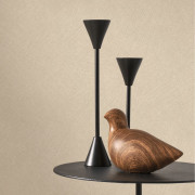 Papier peint vinyle sur intissé Uni taupe - Nest - Casadeco - NEST201001771