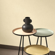 Papier peint vinyle sur intissé Uni beige sable - Nest - Casadeco - NEST201001515