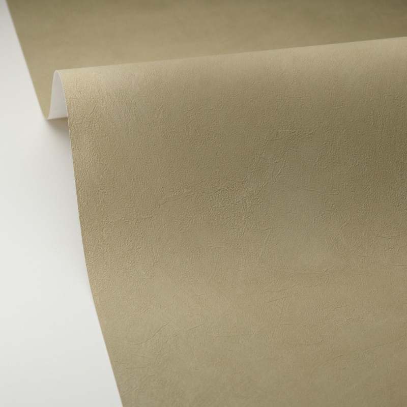 Papier peint vinyle sur intissé Uni la Chaux vert de gris - Origine - Caselio - OGN106087250