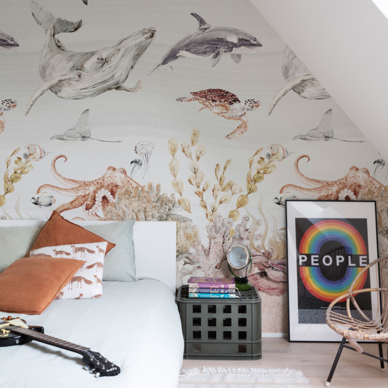 Panoramique vinyle sur intissé Sealife - 280x159cm - Orom 2 - Grandeco - A71601