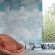 Panoramique vinyle sur intissé Bleu Clouds ciel nuage - 280x159cm - Orom 2 - Grandeco - A42501