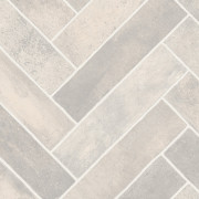 Sol PVC - Bruce 592 Carrelage Zellige chevron gris - Bingo - Essential - IVC - rouleau 3M