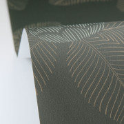 Papier peint vinyle sur intissé Lotus vert anglais - Art Of Botany - Caselio - AOB106657290