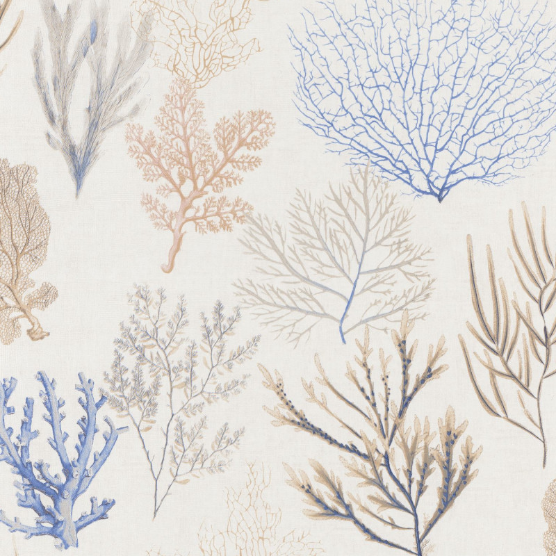 Papier peint vinyle sur intissé Corail bleu - Seaside - Casadeco - SEAS83976202