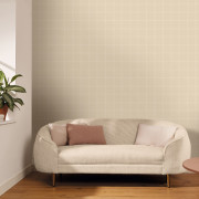 Papier peint vinyle sur intissé Fine lines beige - Line Up - Caselio - LNP106751000