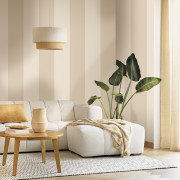 Papier peint vinyle sur intissé XXL Lines beige - Line Up - Caselio - LNP106721000
