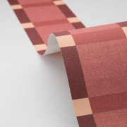 Frise papier peint intissé Square Border bordeaux - Line Up - Caselio - LNP106788006