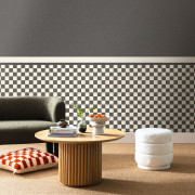 Frise papier peint intissé Classic Border noir et blanc - Line Up - Caselio - LNP106779003