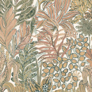Papier peint intissé Borromée ivoire blush - Jardin Félicia - Casamance - A74320630