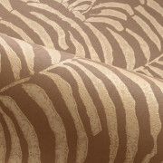 Papier peint intissé Nobile mordoré - Jardin Félicia - Casamance - 76591834