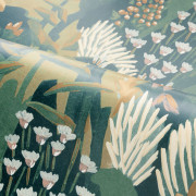 Papier peint intissé Erica jaspe et mordoré - Jardin Félicia - Casamance - 76570304