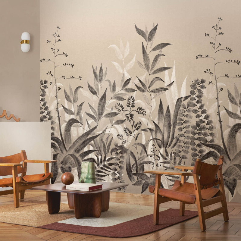 Panoramique vinyle sur intissé Saona - 272x300cm - Palmadora - Casamance - 76713976