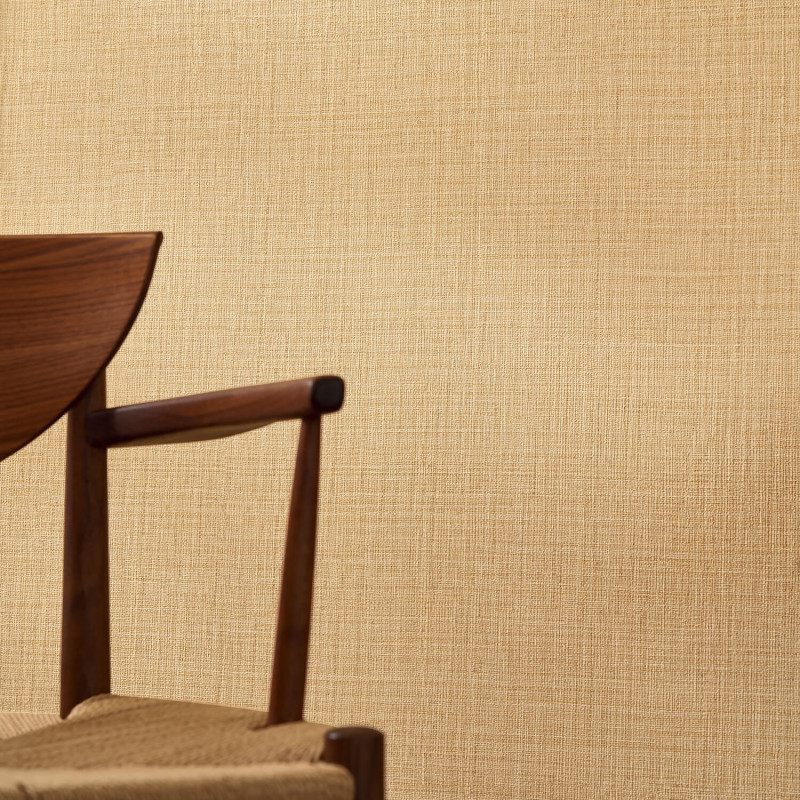 Papier peint vinyle sur intissé Sierra beige vanille - Palmadora - Casamance - 76702344