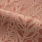 Papier peint vinyle sur intissé Astragale terracotta - Palmadora - Casamance - 76680814