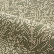 Papier peint vinyle sur intissé Astragale vert kaki - Palmadora - Casamance - 76680712