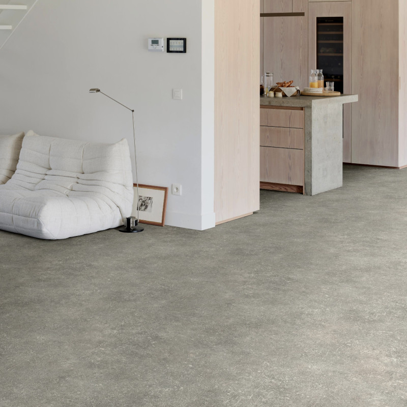 Sol PVC - Ezra 997M - Béton gris - Feelings - BEAUFLOR - rouleau 4M