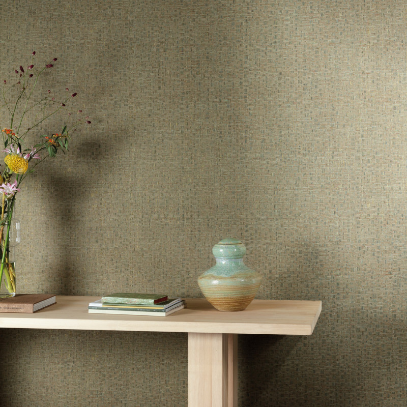 Papier peint intissé Tonnet Olive - Romance - Masureel - ROM302