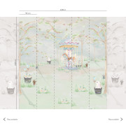 Panoramique intissé Carrousel - 265X280cm - Farandole - Lutèce - CW6111-1