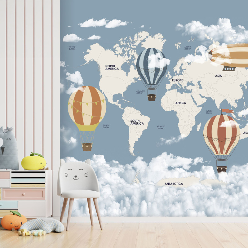 Panoramique intissé Expedition Explorer - 212X280cm - Farandole - Lutèce - CW6037-1