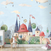 Panoramique intissé Lapin des Bois - 318X280cm - Farandole - Lutèce - CW6007-1