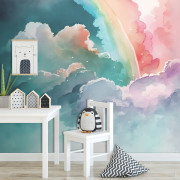 Panoramique intissé Arc en Ciel Magique - 212X280cm - Farandole - Lutèce - CW6000-3