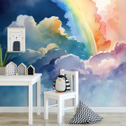 Panoramique intissé Arc en Ciel Magique - 212X280cm - Farandole - Lutèce - CW6000-1