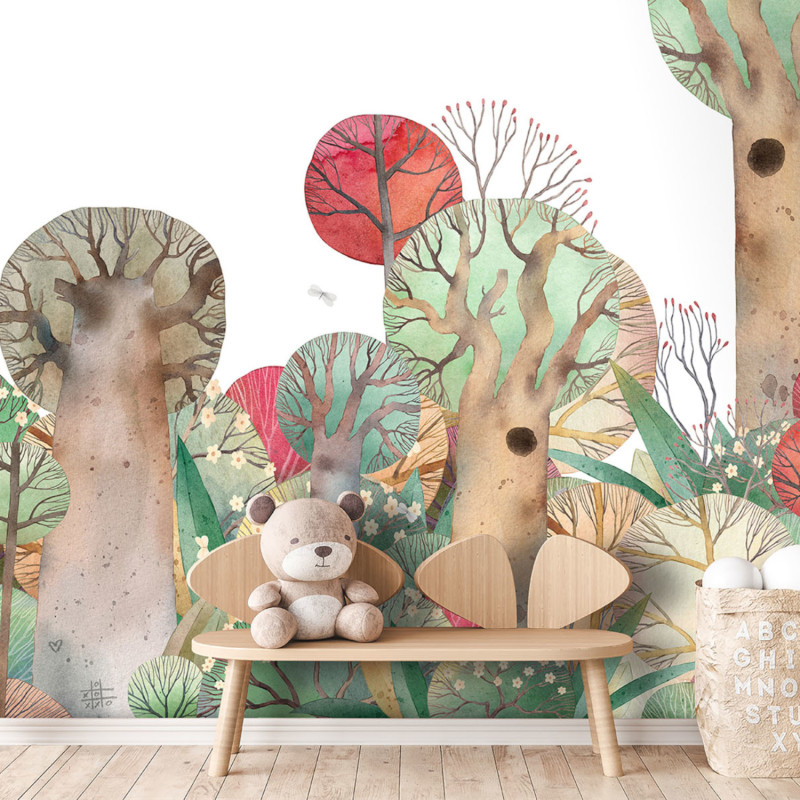 Panoramique intissé Forêt des Merveilles - 265X280cm - Farandole - Lutèce - CW6049-1