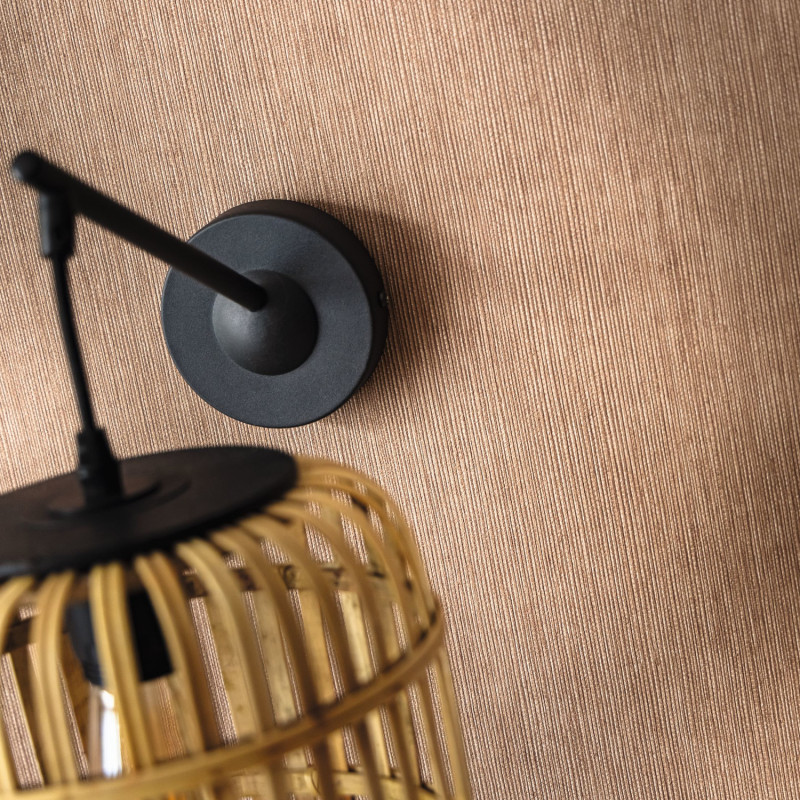 Papier peint vinyle sur intissé Sisal noisette - Matières - Caselio - MMT106012450