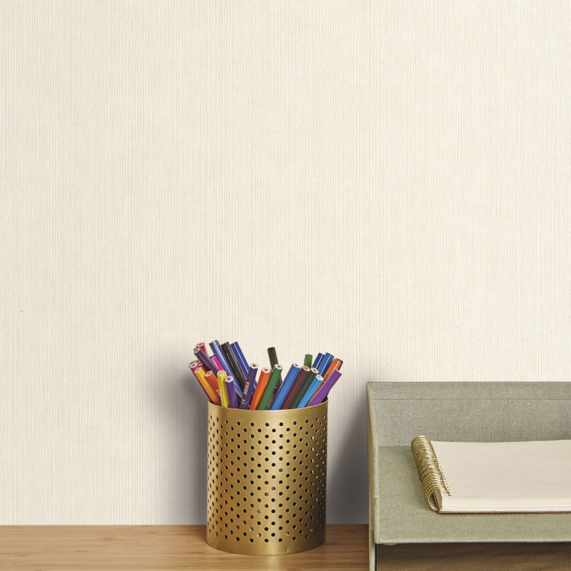Papier peint vinyle sur intissé Sisal crème - Matières - Caselio - MMT106011045