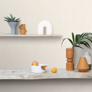 Papier peint vinyle sur intissé Sisal blanc - Matières - Caselio - MMT106010000