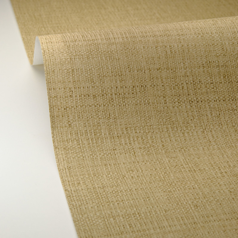 Papier peint vinyle sur intissé Raphia vert kaki- Matières - Caselio - MMT105977170