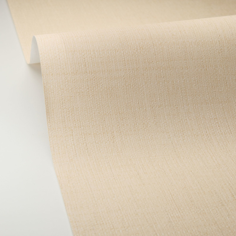 Papier peint vinyle sur intissé Raphia beige - Matières - Caselio - MMT105971150