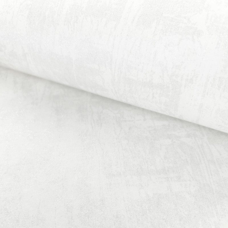 Papier peint intissé Quintessence uni blanc - Place Vendôme - Casamance - 72460174