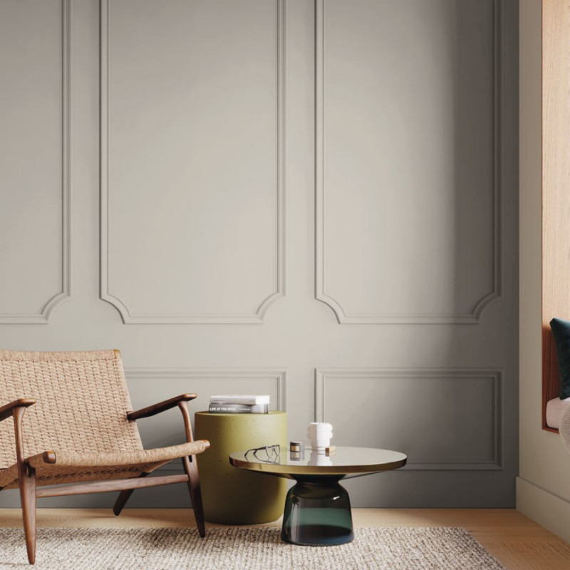 Panoramique intissé Le Boudoir grège - 90X310cm - Moulures&Co - Casadeco - MOCO201391324