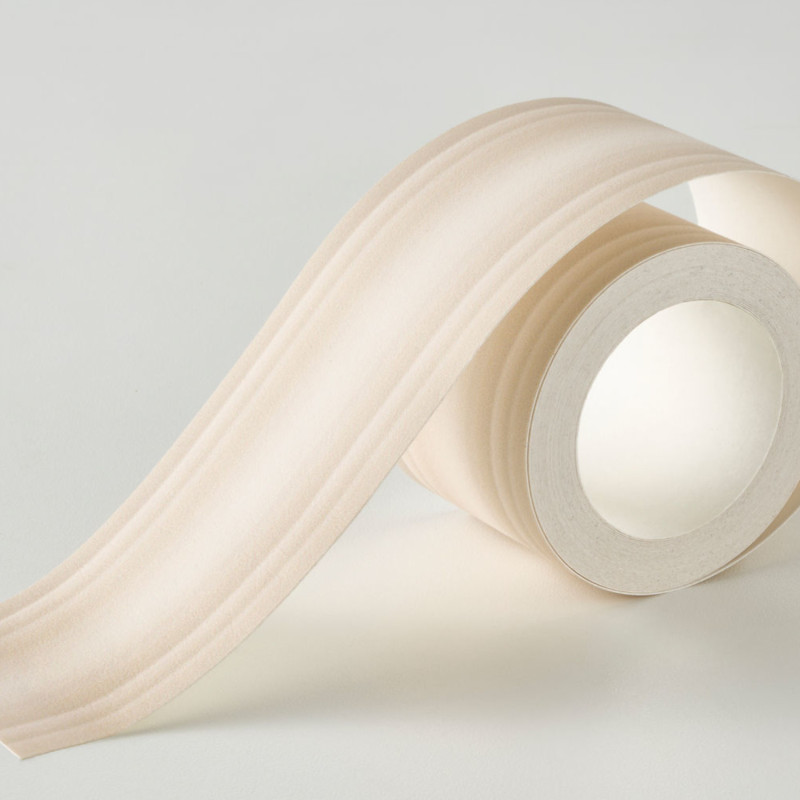 Frise papier peint intissé La Marquise beige ficelle - Moulures&Co - Casadeco - MOCO201561224