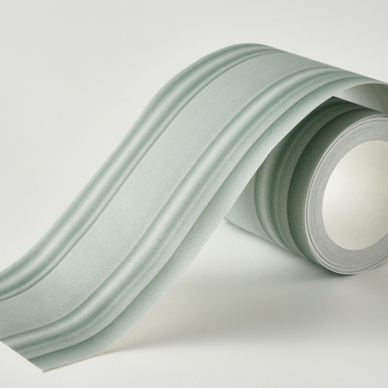 Frise papier peint intissé La Majestueuse vert céladon - Moulures&Co - Casadeco - MOCO201337477
